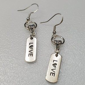 "Love" Earrings